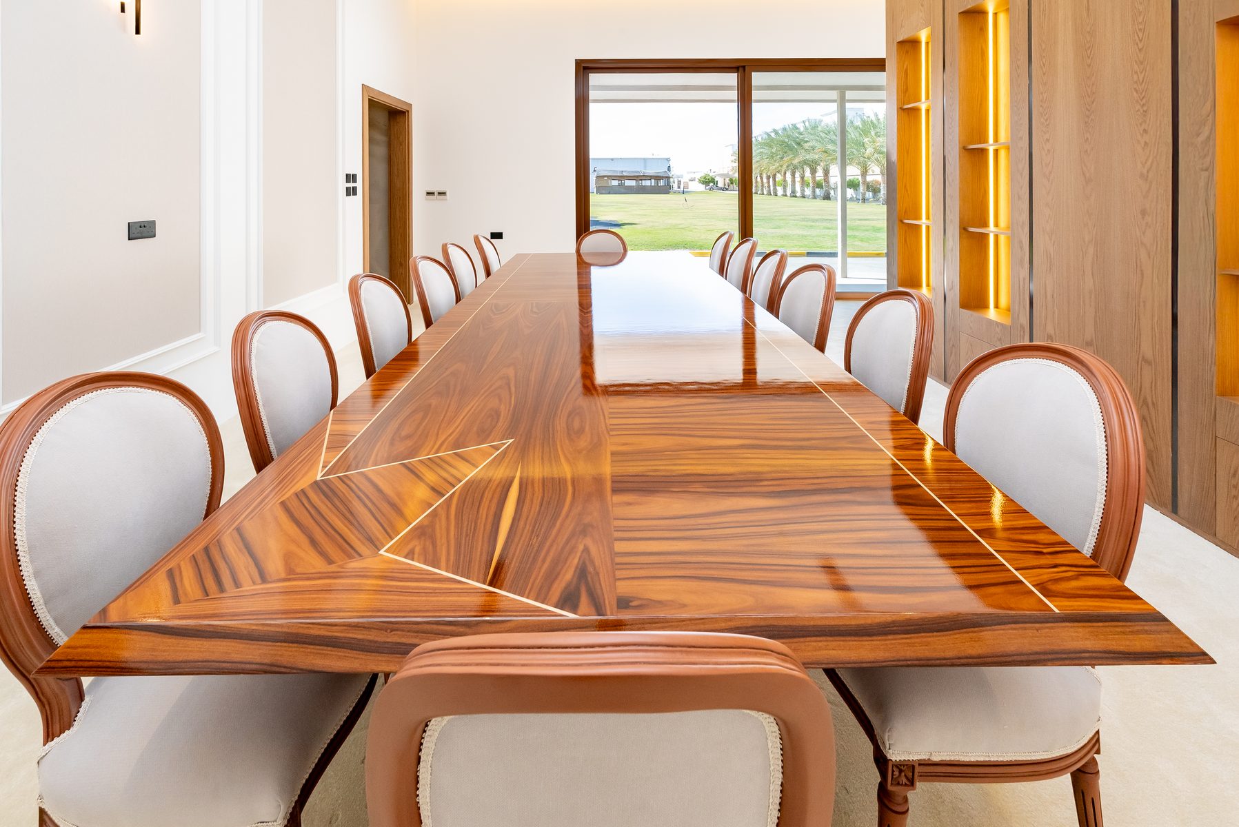 Interior light and material warmth